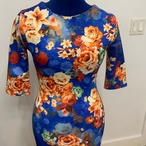 Floral Bodycon Dress